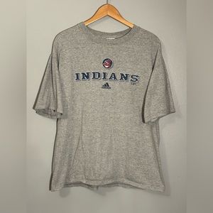 Vintage 90’s Adidas Cleveland Indians MLB Tee | Large Mens
